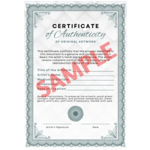 WS original eyelash woman painting 14X11 canvas expressionism modern wall art - Picture 5 of 5